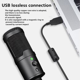 USB Drive-Free condensor Microfoon Microfoon Laptop Computer Game Voice Conference Live Broadcast Ksong Recording Microfoon