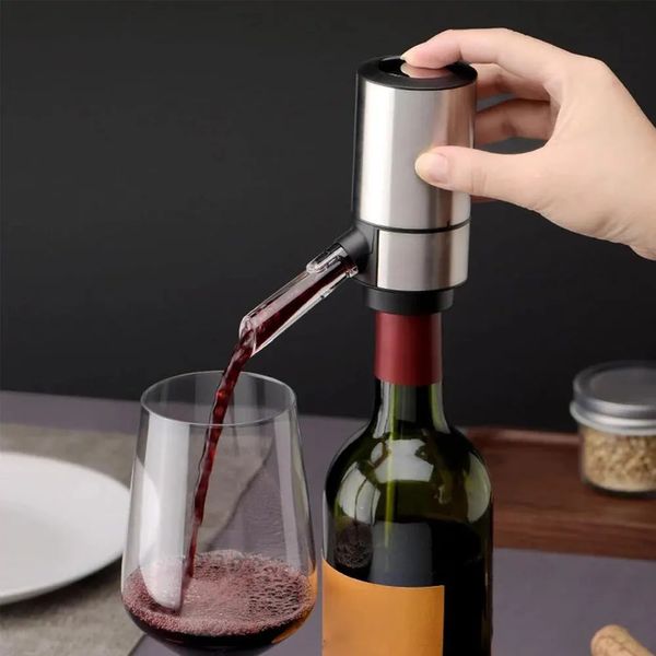USB Electric Decanter Intelligent Red Wine Facile to Clean Pneumatic Creative Dispenser 240407
