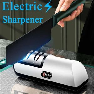 USB elektrisch messlijper automatisch verstelbare oplaadbare keukenmessen schaar schaar home snelle slijpend gereedschap molen 240424