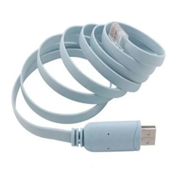 Extension USB RJ45 Câble console USB vers RJ45 PL2303 Chip + rs232 Niveau Shifter pour les adaptateurs de routeur mobile Cisco H3C HP