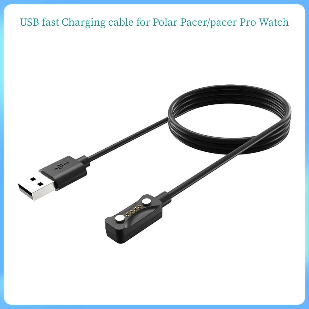 Cable de carga rápida USB para reloj Polar Pacer Pro, adaptador de cargador, accesorios de pulsera inteligente