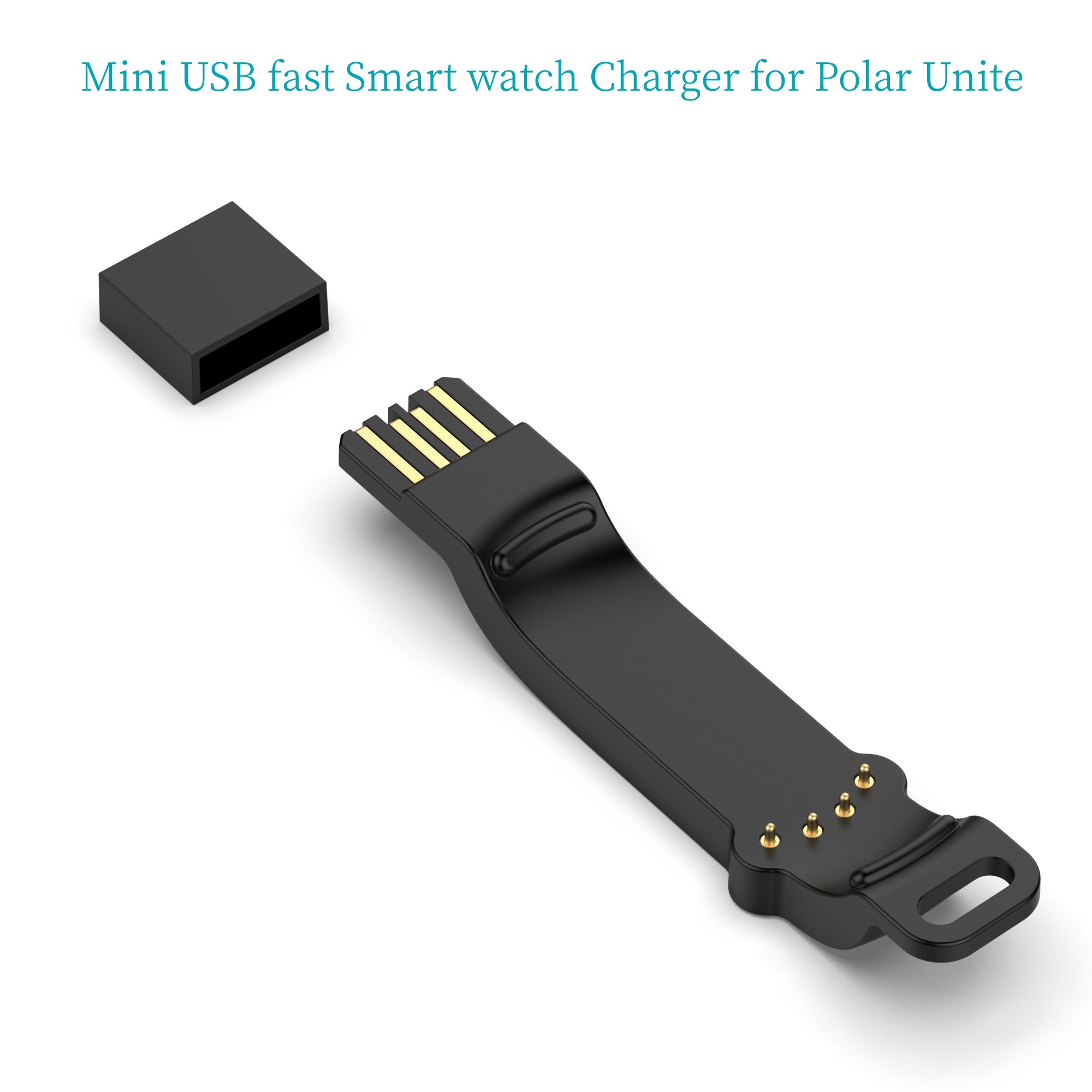 Cargador USB rápido para reloj inteligente, adaptador de corriente de carga para Polar Unite