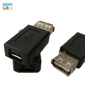 Adaptateur USB femelle vers Micro USB femelle 5P Andrews, téléphone portable mère vers tête de convertisseur d'alimentation mobile vers USB, 400 pièces/lot