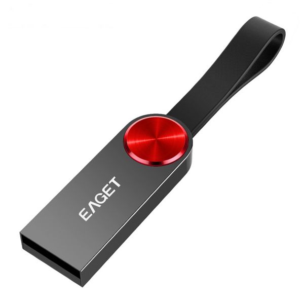 USB Flash Drive 128 Go Élégant Pendrive 64 Go USB 3 0 Disque de stockage de bâton de mémoire 32 Go avec boucle de bague clé pour ordinateur U80 197E