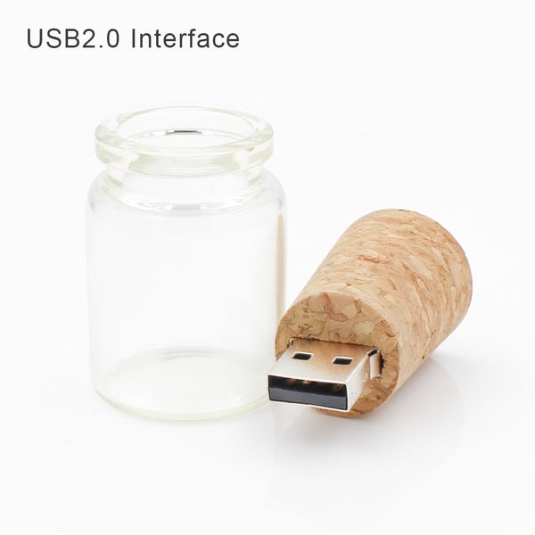 Unidad flash USB nueva pluma de dibujos animados usb2.0 corcho 4gb 8gb 16gb 32gb 64gb memoria flash a granel pendrive mini