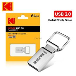 USB Flash Drives 100% KODAK K112 Super Mini Metalen USB Flash Drive 64GB 32GB USB2.0 Flash Disk Flash pendrive Memory Stick Pen Drive