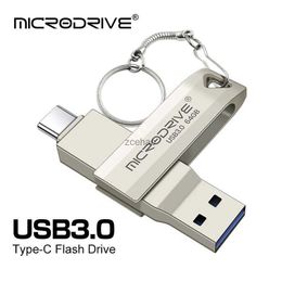 USB Flash Drives 2 in 1 OTG USB-C Flash Pen Drive Metalen Memory Stick Usb 3.0 flash Disk 64GB 128GB 256G USB3.0 Dual C Pendrive gratis verzending