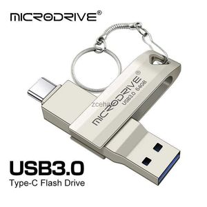 Clés USB 2 en 1 OTG USB-C Flash Pen Drive Clé USB 3.0 Flash Disk 64GB 128GB 256G USB3.0 Dual C Pendrive livraison gratuite