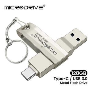 USB Flash Drives 2 in 1 OTG USB-C Flash Pen Drive Metal Memory Stick Usb 3.0 flash Disk 64GB 128GB 256G USB3.0 Dual C Pendrive