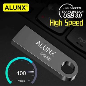 USB-flashstations ALUNX 100% originele USB-flashdrive 128 Gb Pendrive 128 Gb Memory Stick 32 Gb 4 Gb Metaal 64 Gb Pen Drive 8 Gb USB Stick 16 GbL2101