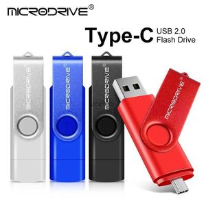 USB Flash Drives Hoge Snelheid Type-C OTG USB flash drive 64 GB 32 GB externe opslag Micro USB Stick 128G 256 GB pendrive voor telefoon