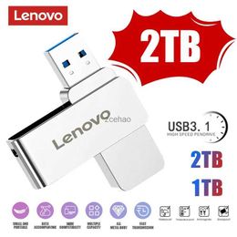 USB-flashstations Lenovo USB 3.1 Volledige capaciteit 2 TB USB-geheugen Flash Drive 1 TB Super Tiny Pen Drive Hoge snelheid 512 GB Pendrive 2 TB voor laptop/tablet