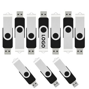 Disque USB Flash Pendrive Metalen Pendrive 1GB 4GB 8GB 16GB 32GB 64 Go Disk CLE USB2.0 Stick-Stick Stick PC Logo