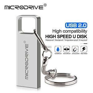 USB Flash Drives Mini sleutel USB Flash Drive Sliver zwart metalen pen drive 4GB 8GB 16GB 64GB 32GB 128GB memory stick pendrive flash kaart