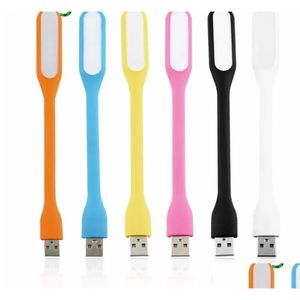 Gadgets USB 1pcs Mini LED Lampe de lecture Lampe d'ordinateur Flexible Tra Bright pour ordinateur portable PC Power Bank Partner Tablet Ordinateur portable C1 Drop Delive Ottpf