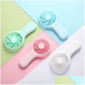 Usb Gadgets Portable Rechargeable Fan Charging Cool Removable Handheld Mini Outdoor Fans Pocket Folding 4 Colors Drop Delivery Compute Otoeg