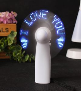 Gadgets USB Flash USB portable unique LED motif d'amour Mini ventilateur Super muet à piles pour bureau de voyage pour utilisation au bureau 5324968