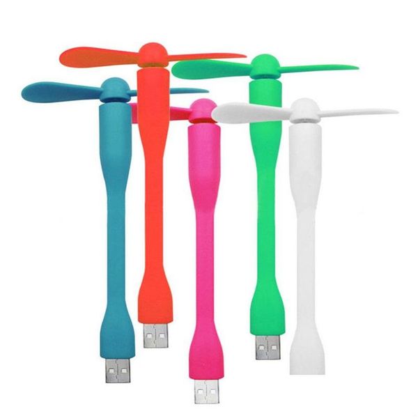 Gadgets USB Venta al por mayor Mini USB Fan Pocket Gadget Portátil Verano Micro Enfriamiento 6 colores para teléfono Android OTG Teléfonos Power Bank Laptop Dhchi