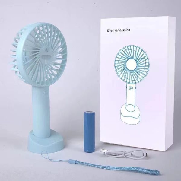USB Handheld Ventils ￩lectriques mini charge portable Student Dormitory Desktop Small Small Electric Fan Wholesale