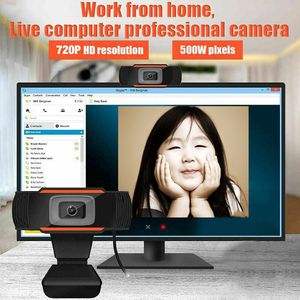 USB HD Webcam Webcamera 1080P 720P 480P PC Camera ingebouwde geluidsabsorberende microfoon video-record voor computer