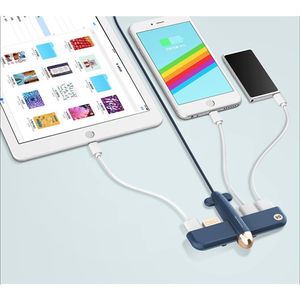 USB HUB 2.0 Adaptateur Splitter Adaptor Airplane Multimed Multiport Hub Expander 7 ports pour ordinateur portable