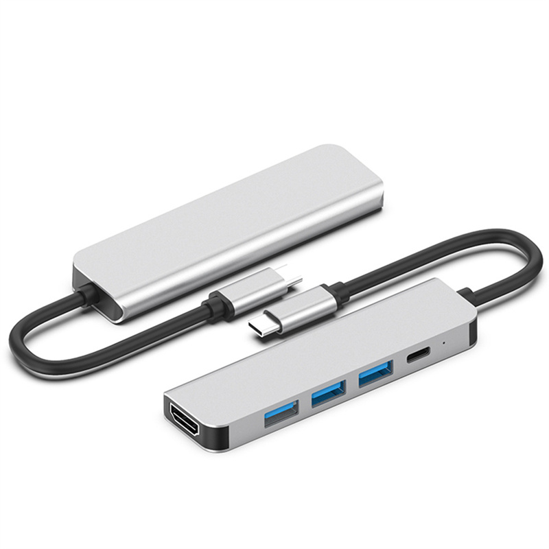 USB Hub 3.0 Тип C Hubs 7 в 1 Multi Splitter Adapter OTG Высокоскоростная практическая док -станция Universal для Xiaomi Lenovo MacBook Pro 13 15 ПК аксессуары компьютера