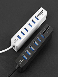 Hub USB Combo multi-répartiteur 36 Ports USB 20 Hubs haute vitesse Mini 2 en 1 lecteur de carte SD TF pour ordinateur portable 2865371