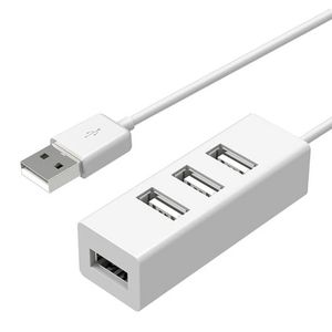 HUB USB Multi 2.0, séparateur haute vitesse, 4 ports tout-en-un pour PC Windows, accessoires informatiques