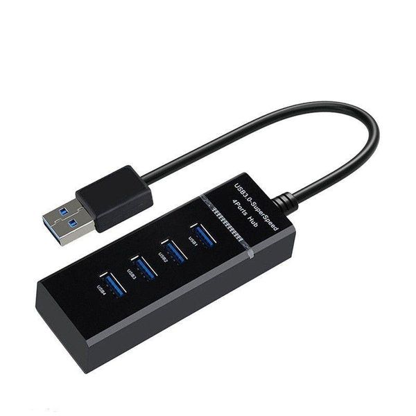 USB Hubs 4 en 1 Black 3.0 Hub Splitter para Ps4 / Ps4 Slim Adaptador de alta velocidad Xbox con bolsas Paquete Drop Delivery Computadoras Redes C Ot6Sd