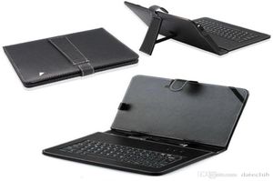 USB -interface Keyboard Pen Lederen Case Cover Skin voor 7 8 97 10 101 inch Laptop Tablet PC9655322