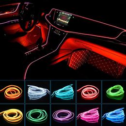 USB LED Strip Auto Interieur Sfeer Licht Neon El Decoration Light Strip voor Auto Dashboard Ambient Draad Lichtkamer Nachtlamp