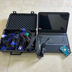 Instrument de Diagnostic de camion robuste, USB Link 2, 125032 BT, compatible DPA5, Scanner d'excavateur, outil de Diagnostic, nouvel ordinateur portable I5 8G