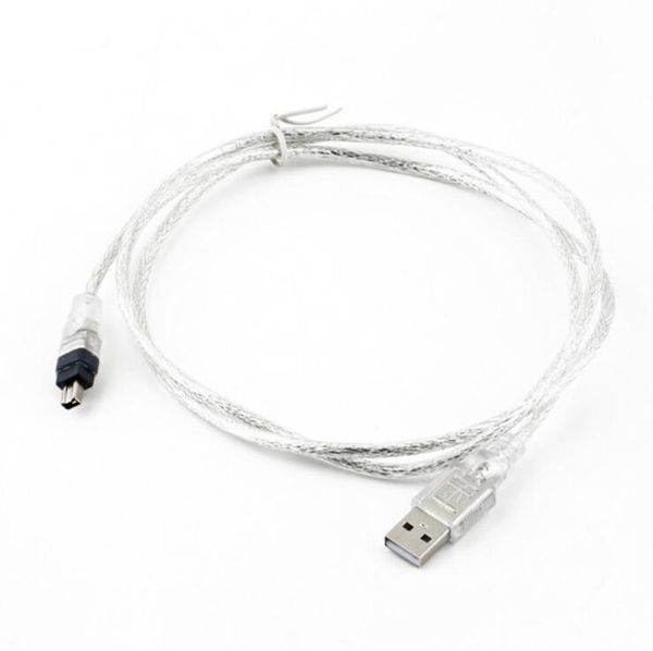 USB mâle à IEEE 1394 Firewire 4 broches mâle iLink Adaptateur Cordon de câble pour Sony DCR-TRV75E DV pour iLink Adaptateur de câble 5ft