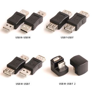 Adaptador de conector USB macho a USB hembra, convertidor USB 2,0 hembra a macho, convertidor adaptador de extensión M a M