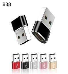 Adaptador USB macho a USB tipo C hembra OTG, convertidor, adaptador de Cable Typec, cargador de datos USBC. Tenemos otros convertidores, por favor 838DD