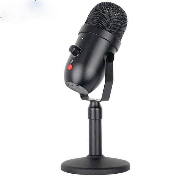 Microphone USB condensateur enregistrement métal micro pour ordinateur portable Windows cardioïde Studio enregistrement voix voix off, YouTube Tik tok