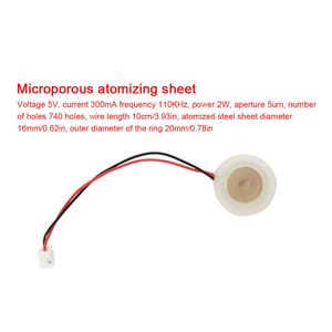 USB Mini Humidificateur Kits DIY Maker ultrasonic Maker Ajouter la planche de circuit de pilote Dual Spray Fogger Film d'atomisation