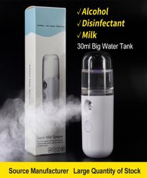 USB nano brouillard pulvérisateur Body Humidificateur Facial Steamer Hydrating Skin Care Mini Facial Spray Beauty Tools Mist Refracment Disponce DHL6673509