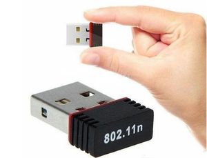 USB Nano Mini sans fil Wifi Dongle récepteur adaptateur réseau LAN carte PC 150Mbps USB 2.0 carte réseau sans fil IEEE 801.11n