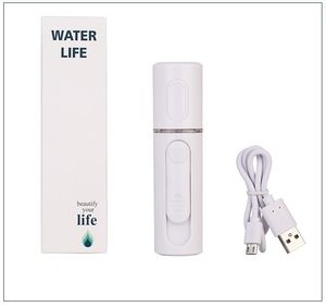 Nanomètre USB Hydromètre hydratant pour le visage Vaporisateurs à froid Humidificateur Évaporateur de beauté Facile à transporter Nano Brouillard Équipement de beauté