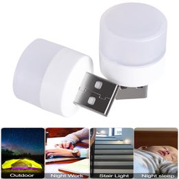 USB Night Light Mini Portable Lampe 5V Super Bright Livre Light Idéal pour la chambre à coucher Coucheur Cuisine Car intérieure extérieure