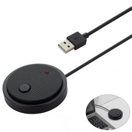 USB Omni-Directionele condensor microfoon microfoon voor het voldoen aan zakelijke conferentie computer laptop stem