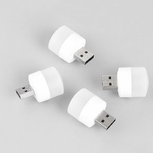 USB Plug Lamp Mini Night Light Computer Mobiel Power Laying Small Book Lampen LED Oogbescherming Leeslicht Lichte bureauverlichting