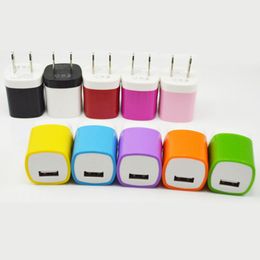 Prise USB adaptateur chargeur mural 1A 5V bloc de charge bloc de charge brique pour iPhone Samsung Galaxy Moto LG