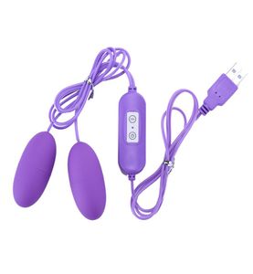 Jouets sexuels à Double Vibration alimentés par USB, vibrateur à 12 vitesses, étanche, forte vibration, Double saut, produits sexuels pour femmes, Orgasm7428985