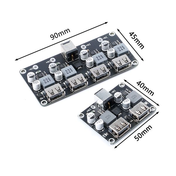 USB QC3.0 QC2.0 USB DC-DC BUCK CONVERTER DE CHARGE MODULE DE DOWN 6-32V 9V 12V 24V TO RAPIDE CIRCUIT CIRCUIT CIRCUIT 5V