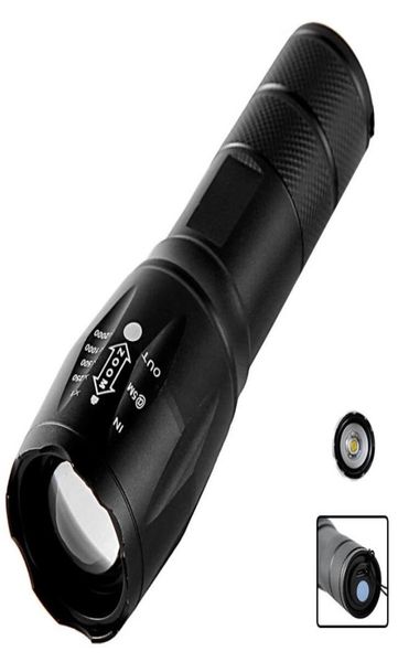 Lampe de recharge USB étanche LED lampe de poche tactique en aluminium lampes de poche de cyclisme lumières torche Portable en plein air Camping alliage Zoom7567733