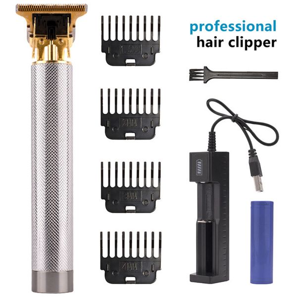 USB recargable Hair Clipper Professional Electric Hair Trimmer Barber Shaver Trimmer Beard Men Hair Cutting Machine Maquinilla de afeitar eléctrica para hombres Estilo DHL