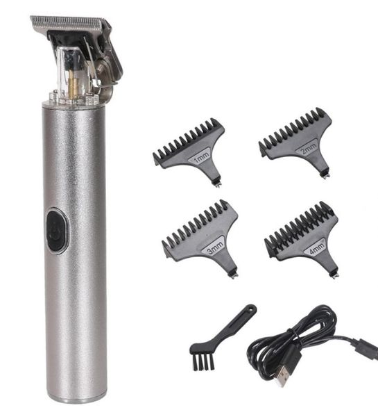 USB Men de recharge Razors Razors Tshaped 0 mm Cords Oil Trimmers Barber Hair Clippers Haircut Styling Tools71879867037971