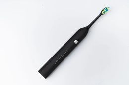 Cepillo de dientes eléctrico ultrasónico potente recargable por USB, cepillo de dientes blanqueador electrónico lavable